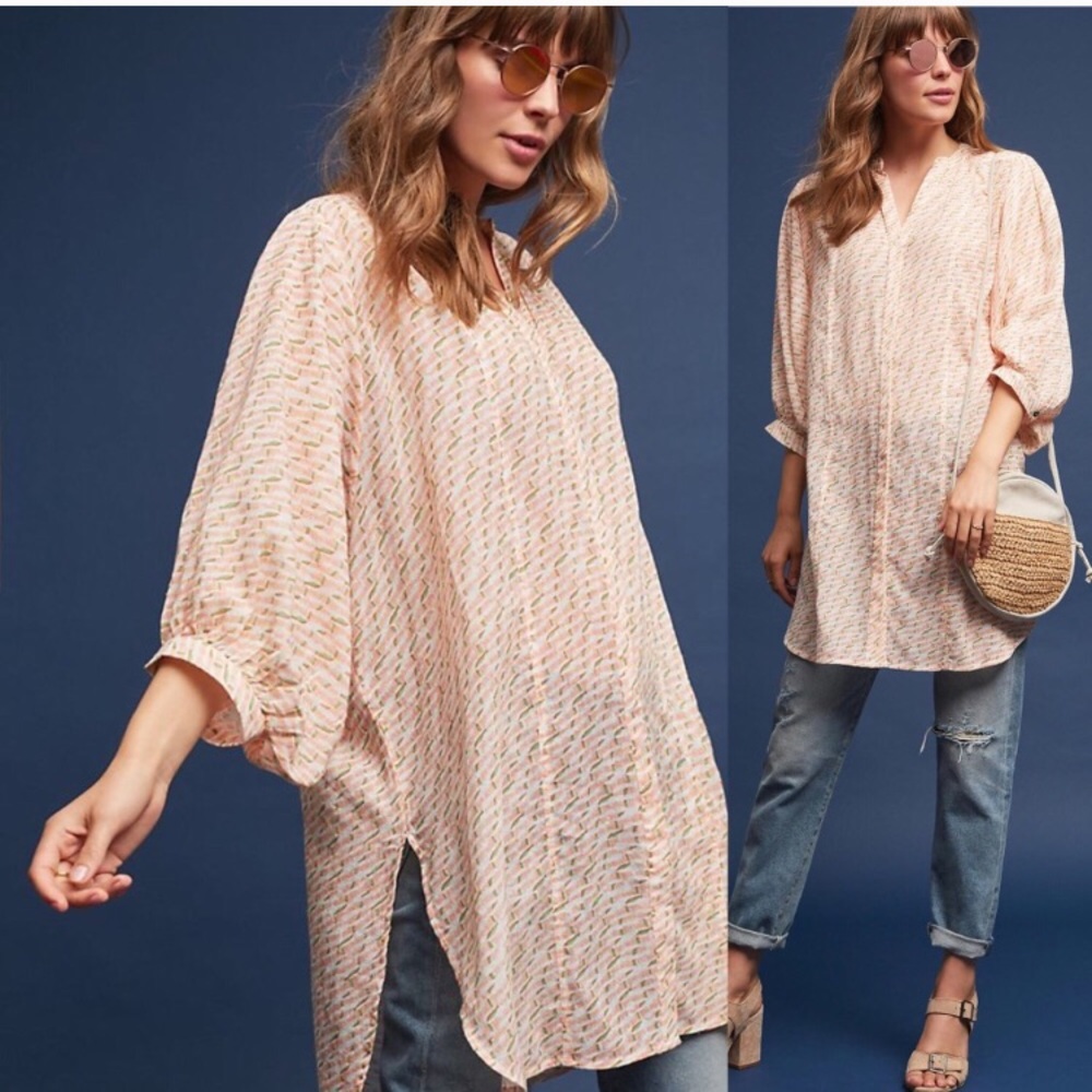 Anthropologie Printed Tunic by Maeve